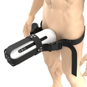 Automatic telescopic vibration bluetooth wearable masturbation cup